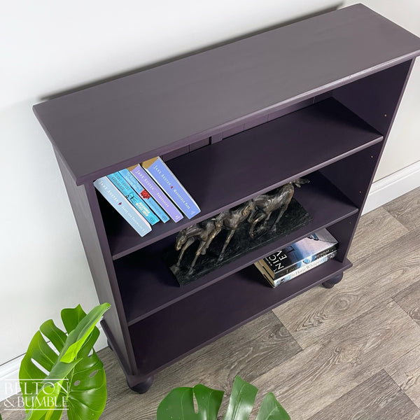 Pine Bookcase in Dark Purple-Belton & Bumble