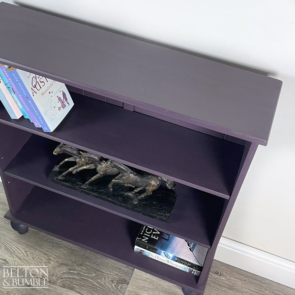 Pine Bookcase in Dark Purple-Belton & Bumble