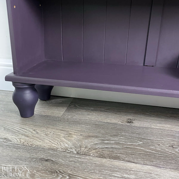 Pine Bookcase in Dark Purple-Belton & Bumble