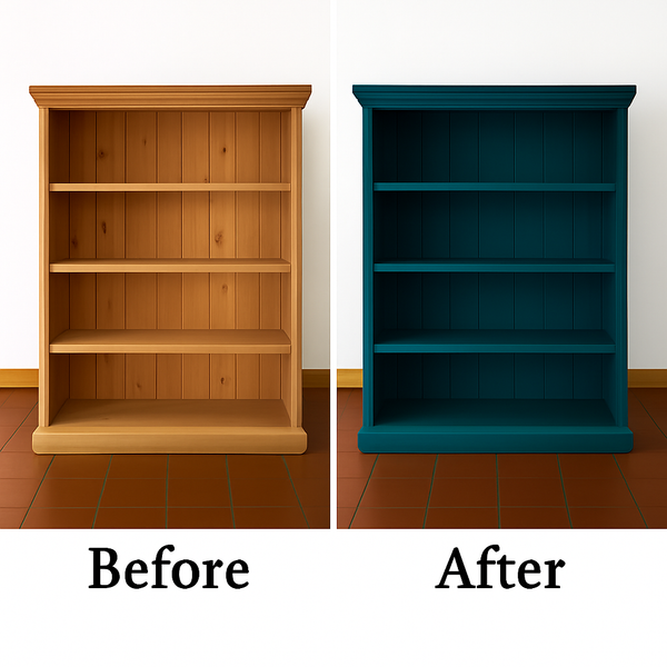 Solid Pine Bookcase – Ready for Custom Commission-Belton & Bumble