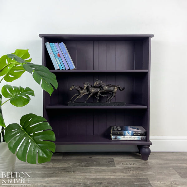 Pine Bookcase in Dark Purple-Belton & Bumble