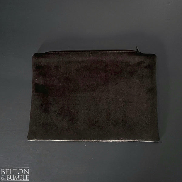 Handmade Make Up / Travel Toiletries Bag in “Silverback” Fabric by Emma Shipley-Belton & Bumble