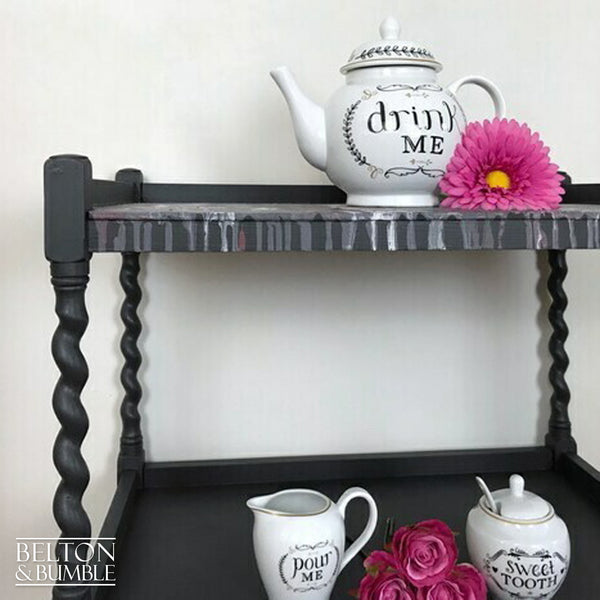 Dark Grey Hostess Tea Trolley-Belton & Bumble