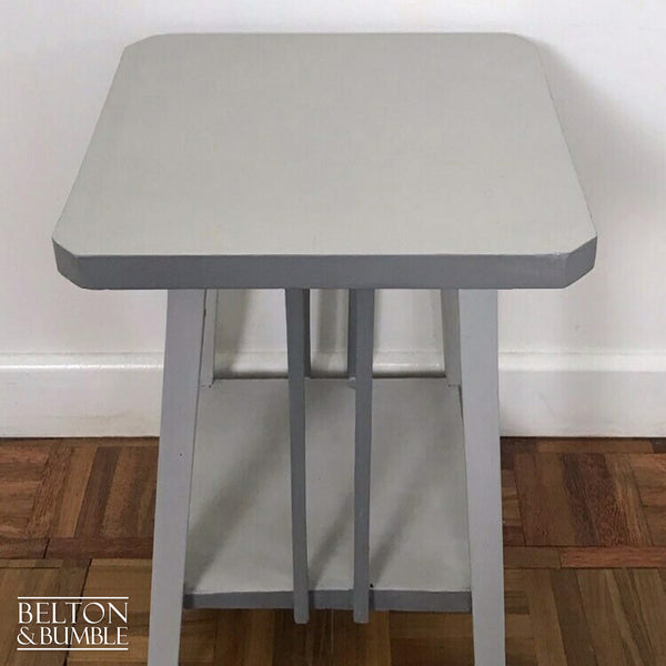 Grey Rustic Side Table-Belton & Bumble