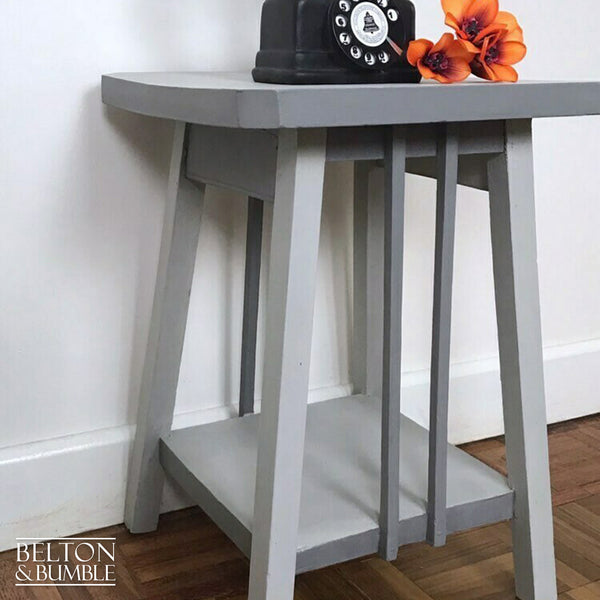 Grey Rustic Side Table-Belton & Bumble