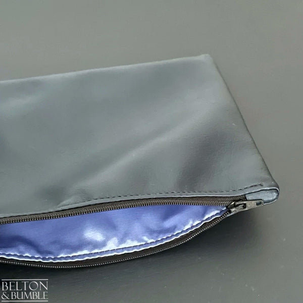 Handmade Make Up / Toiletries Bag in Navy Leatherette-Belton & Bumble