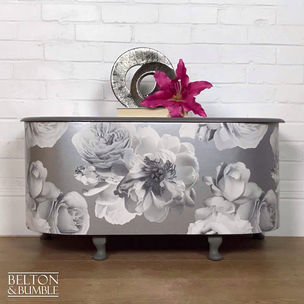 Pink, Silver and Mid Grey Storage Box-Belton & Bumble
