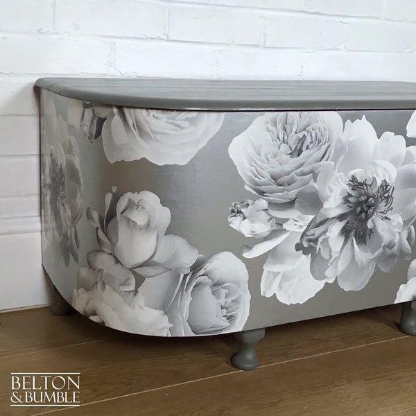Pink, Silver and Mid Grey Storage Box-Belton & Bumble