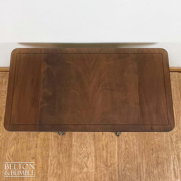 Drop Leaf Side Table in Green-Belton & Bumble