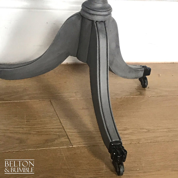 Square Grey Side Table or Wine Table-Belton & Bumble