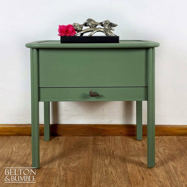 Lift Lid Cabinet in Olive Green-Belton & Bumble