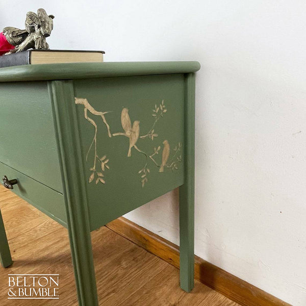 Lift Lid Cabinet in Olive Green-Belton & Bumble