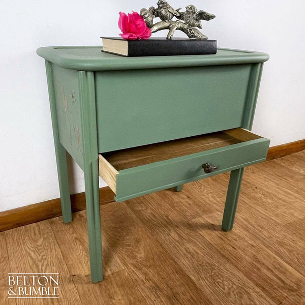Lift Lid Cabinet in Olive Green-Belton & Bumble