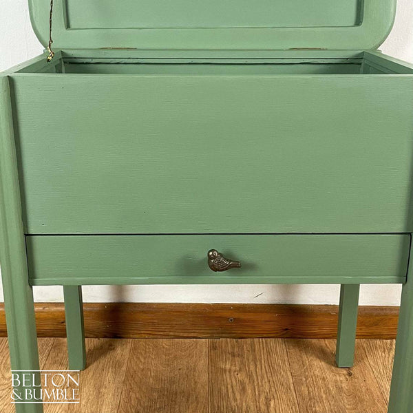 Lift Lid Cabinet in Olive Green-Belton & Bumble