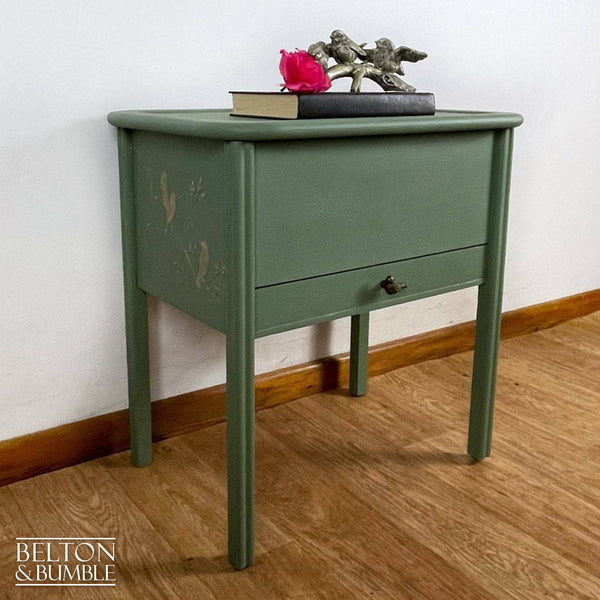 Lift Lid Cabinet in Olive Green-Belton & Bumble