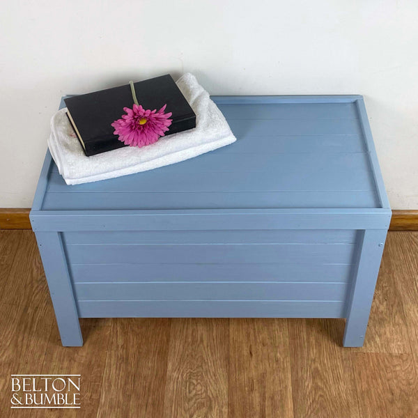 Pine Blanket Box in Pale Blue-Belton & Bumble
