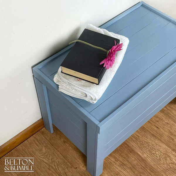 Pine Blanket Box in Pale Blue-Belton & Bumble