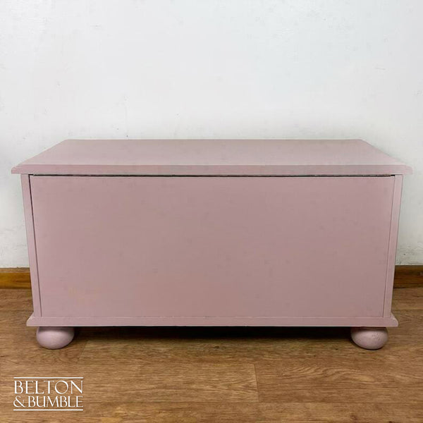 Blanket Storage Box in Pale Pink-Belton & Bumble