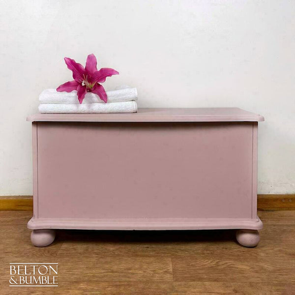 Blanket Storage Box in Pale Pink-Belton & Bumble