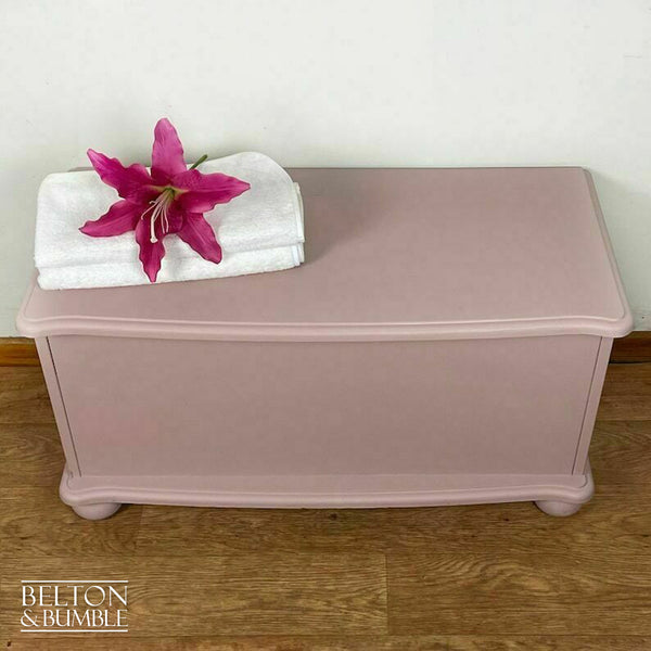 Blanket Storage Box in Pale Pink-Belton & Bumble