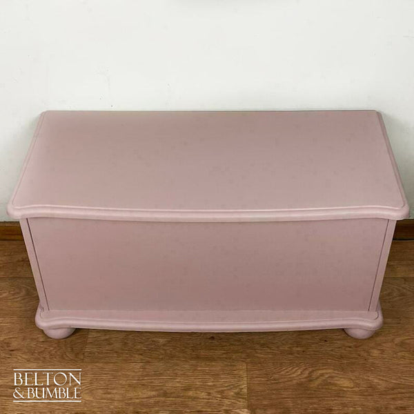 Blanket Storage Box in Pale Pink-Belton & Bumble