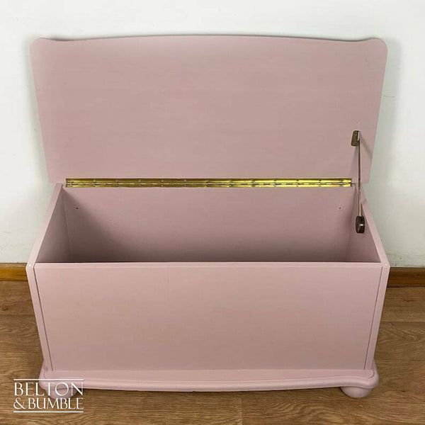 Blanket Storage Box in Pale Pink-Belton & Bumble