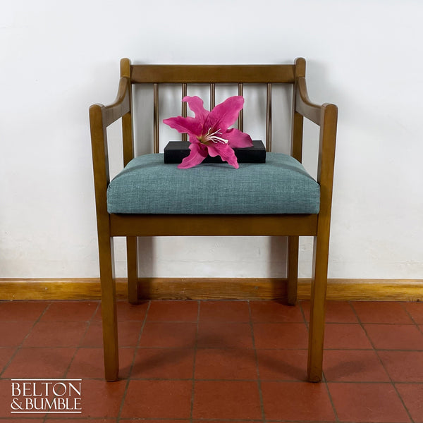 Wooden Loveseat Bench and Chair Set in Duck Egg Blue-Belton & Bumble