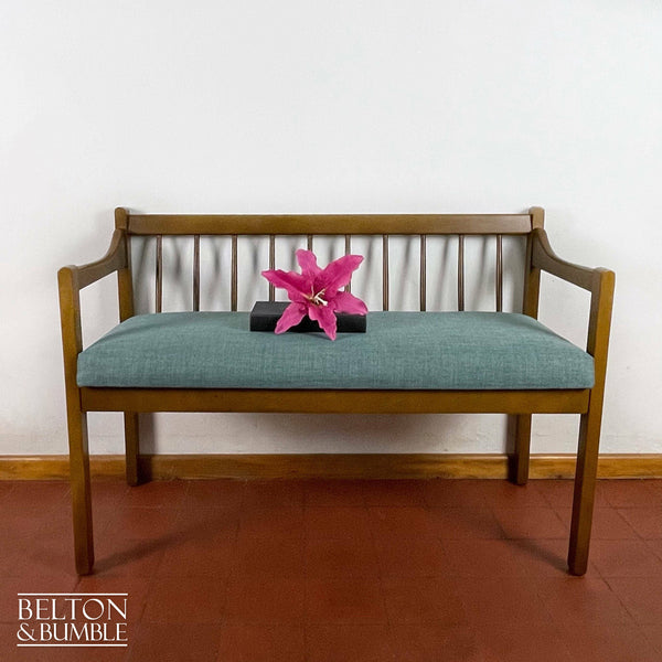 Wooden Loveseat Bench and Chair Set in Duck Egg Blue-Belton & Bumble