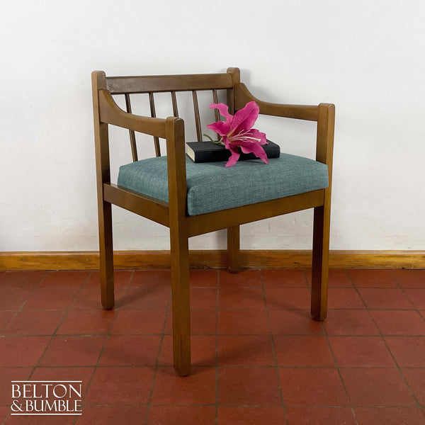 Wooden Loveseat Bench and Chair Set in Duck Egg Blue-Belton & Bumble