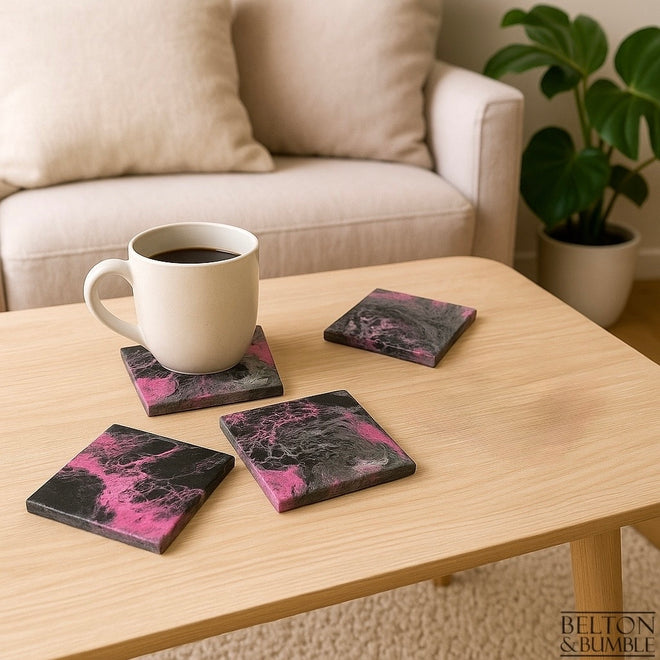 Acrylic Pour Coasters