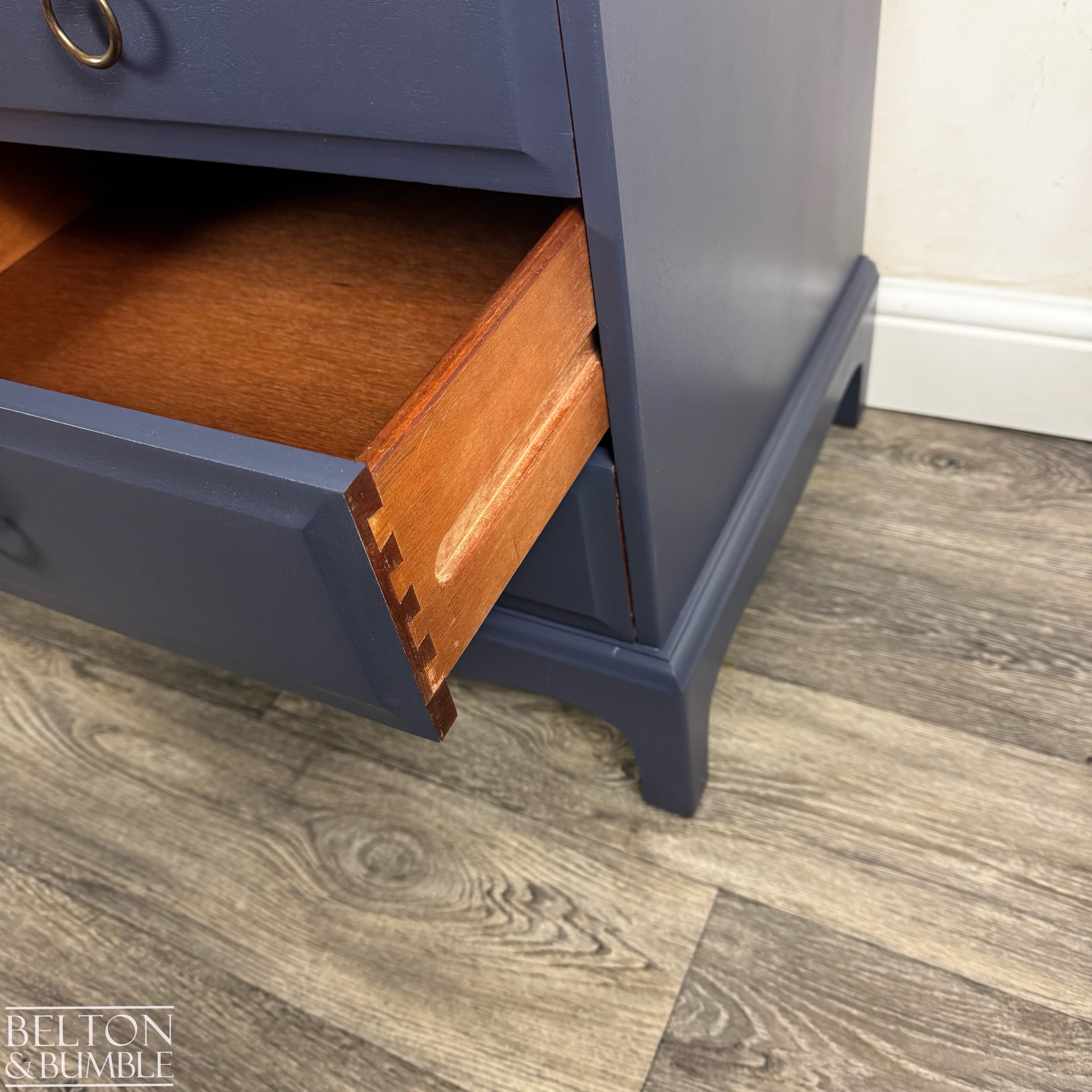 Pair of STAG Minstrel Bedside Drawers in Navy