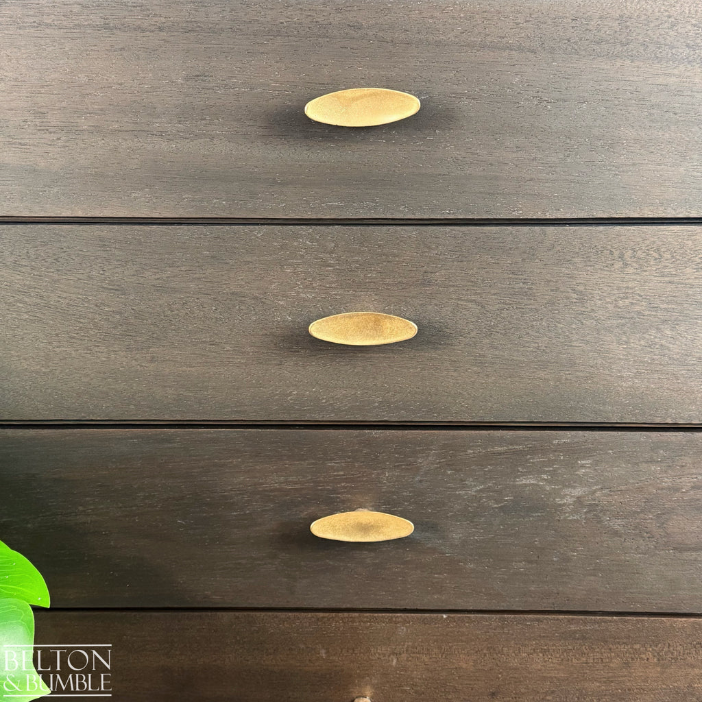 Six Drawer Mahogany Chest of Drawers in Black-Belton & Bumble