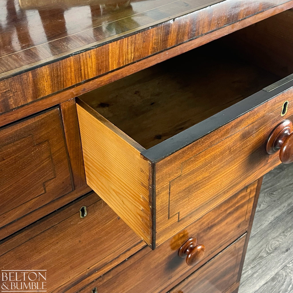 Victorian Mahogany Five Drawer Chest of Drawers-Belton & Bumble