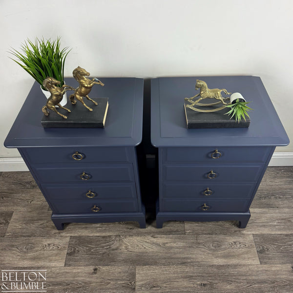 Pair of STAG Minstrel Bedside Drawers in Navy