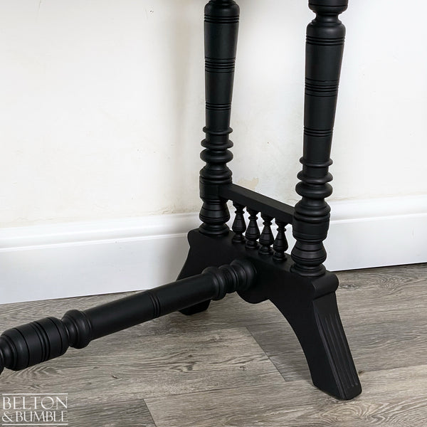 Mahogany Hallway Console Table in Black-Belton & Butler