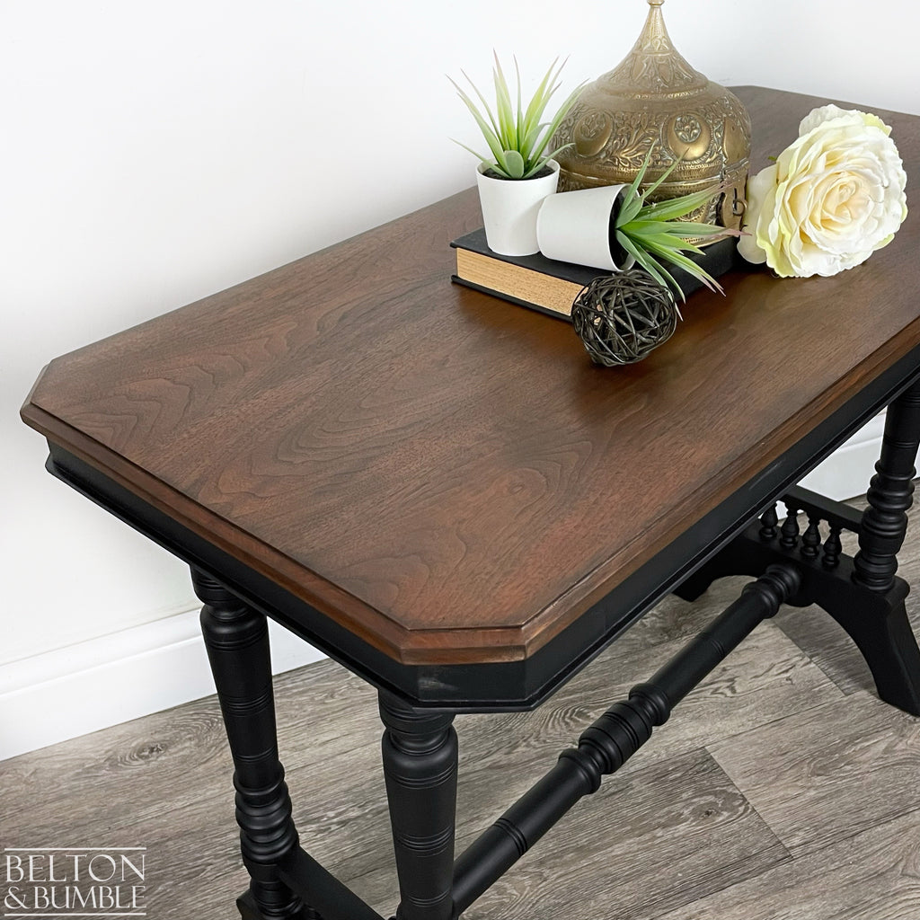 Mahogany Hallway Console Table in Black-Belton & Bumble