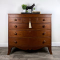 Victorian Bow Fronted Five Drawer Chest of Drawers-Belton & Bumble