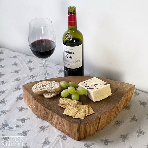 Oak Slice Cheese and Bread Board-Belton & Butler