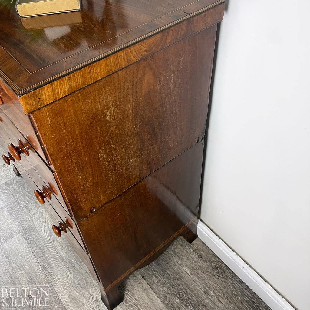 Victorian Mahogany Five Drawer Chest of Drawers-Belton & Bumble