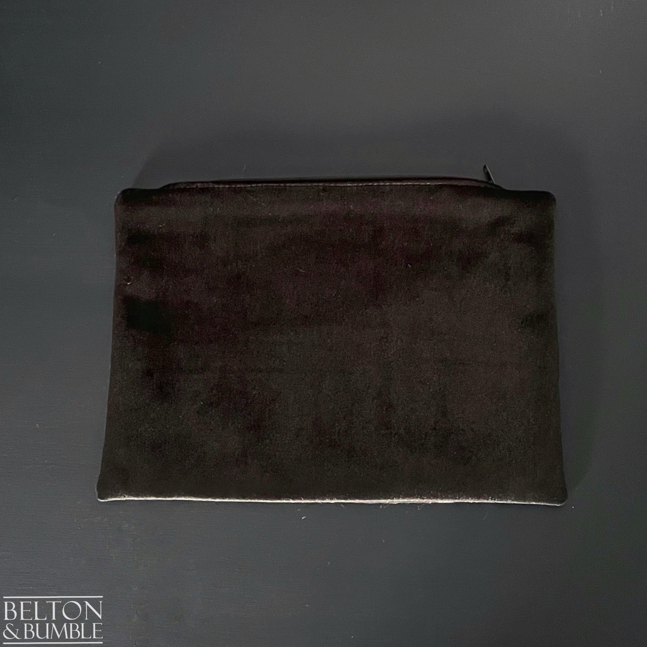 Handmade Make Up / Travel Toiletries Bag in “Silverback” Fabric by Emma Shipley-Belton & Bumble