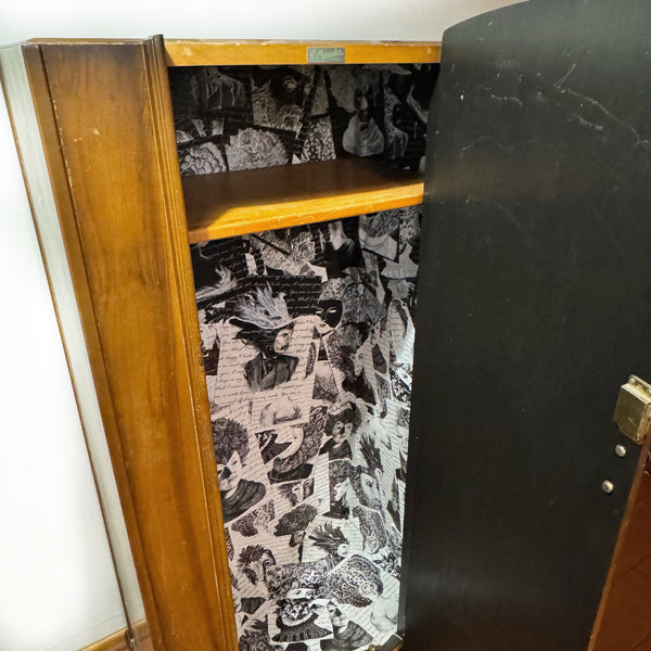 Bow Fronted Single Door Chancellor Wardrobe – Ready for Custom Commission-Belton & Butler