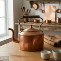 Vintage Copper Kettle with Arched Handle