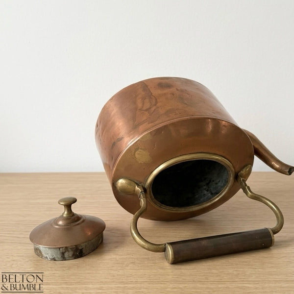 Vintage Copper Kettle with Arched Handle