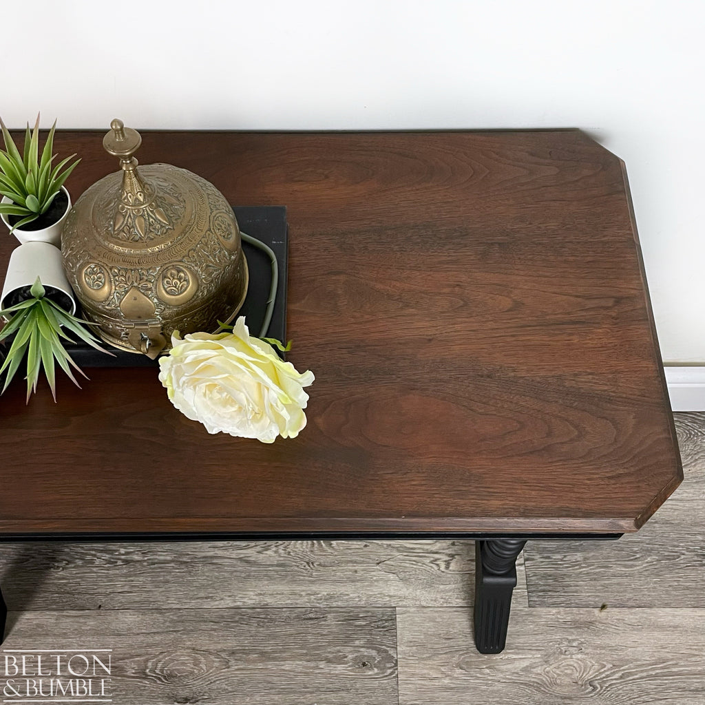 Mahogany Hallway Console Table in Black-Belton & Bumble