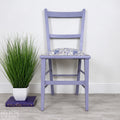 Petite Pale Purple and Paisley Bedroom Chair