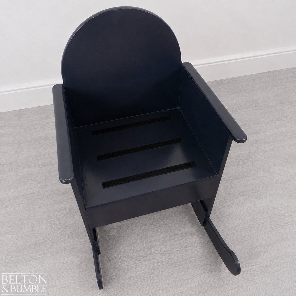 Small Child’s Rocking Chair in Navy