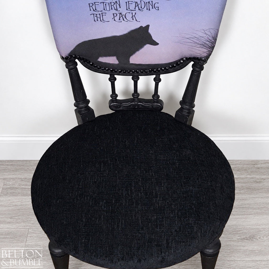 Antique Nursing Chair in Black