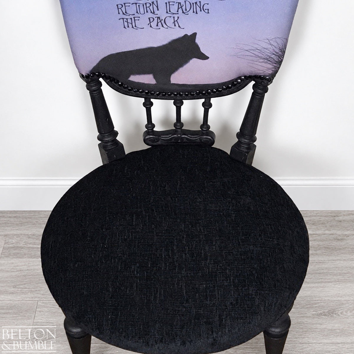 Antique Nursing Chair in Black