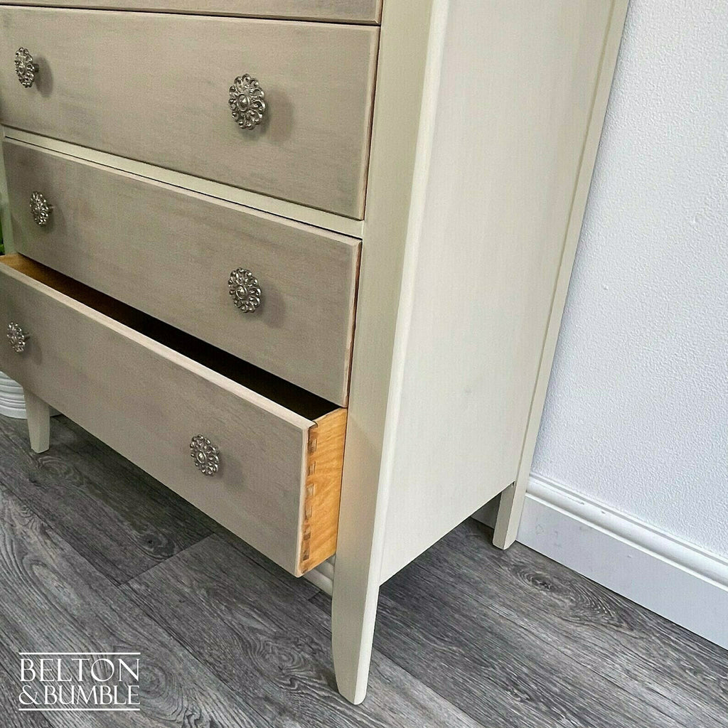 Four Drawer Chest of Drawers by Lebus in Cream-Belton & Bumble
