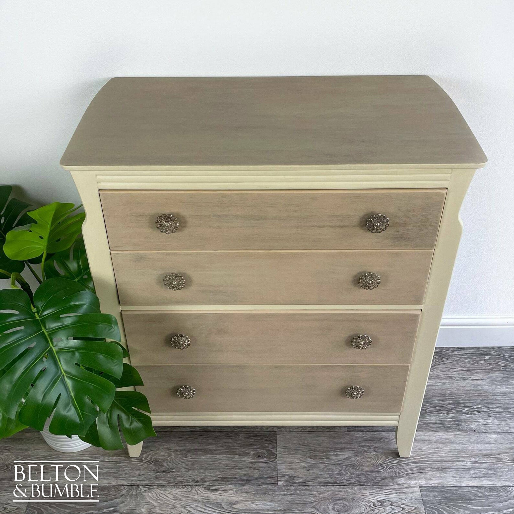 Four Drawer Chest of Drawers by Lebus in Cream-Belton & Bumble